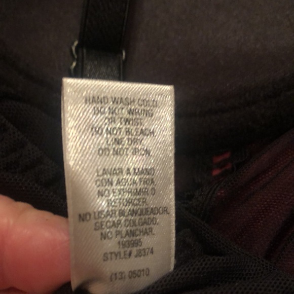 Delicates - Small - Pink and Black - Molded Cup - Back Lace Corset Bra - Picture 7 of 7